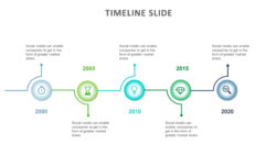 Free  Timeline Slide Template Free Word