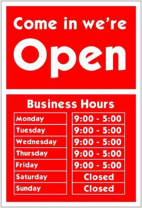 printable business hours sign template elegant e in we re open free vector in open office drawing svg business hour sign template word