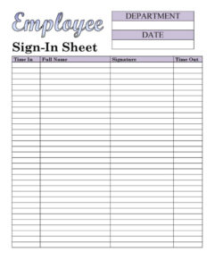 printable employee sign in sheet printable form digital file instant download editable lined background  etsy employee sign in sheet template sample