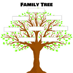 Printable Family Tree Infographic Template Powerpoint Sample