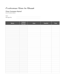 printable index of sheetstemplatesreports customer sign in sheet template example