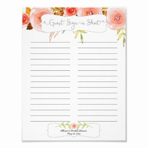 sample 50 guest sign in sheet templates  ufreeonline template guest sign in book template pdf