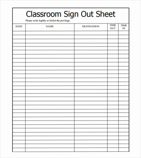 sample sign in and out sheet for daycare daycare sign in and out sheet template word