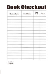 Custom Textbook Sign Out Sheet Template Pdf Sample