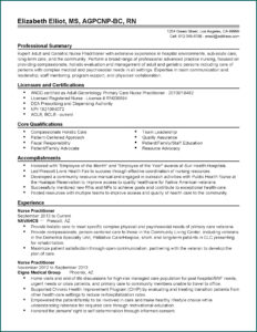 Editable New Grad Entry Level Nurse Practitioner Resume Template Example