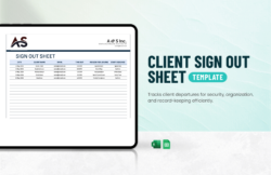 Editable Restroom Sign Out Sheet Template Excel