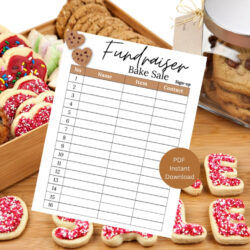 Free  Bake Sale Sign Up Sheet Template Pdf