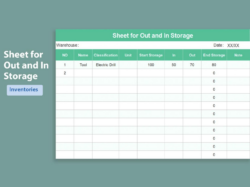 Free Blank File Sign Out Sheet Template  Sample