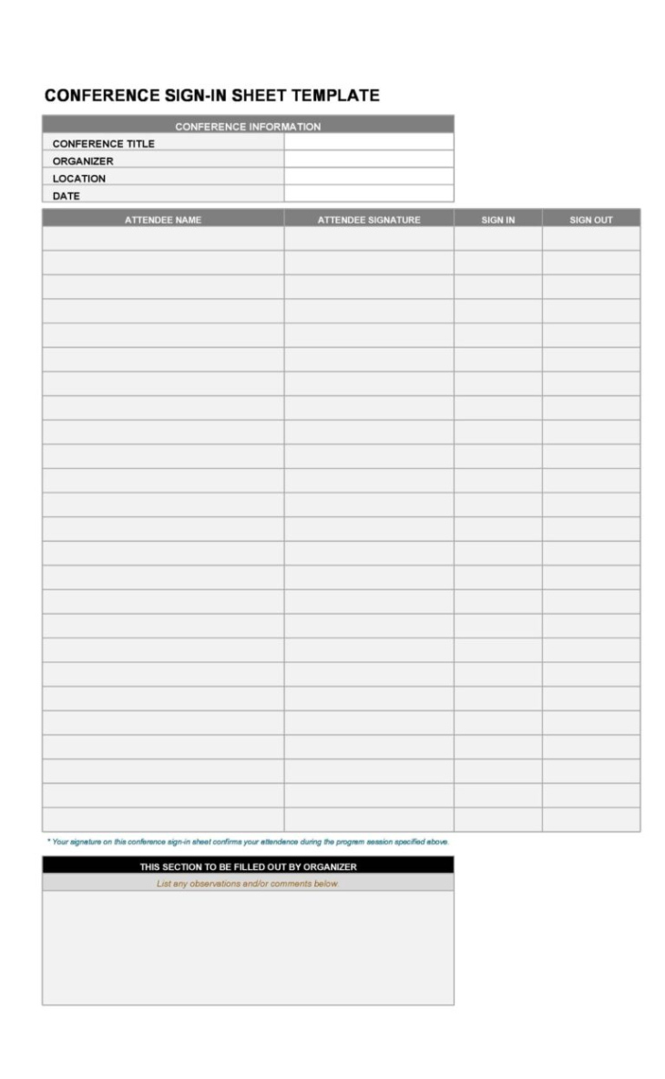 Free Blank Uniform Sign Out Sheet Template Excel Sample