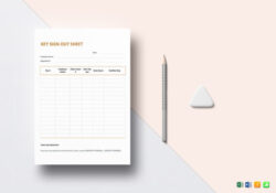 Free Custom File Sign Out Sheet Template Doc