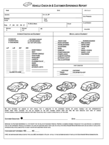 Free Custom Vehicle Sign Out Sheet Template Excel