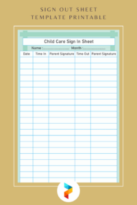 Free  Library Sign Out Sheet Template Doc Sample