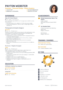 Free Printable Stay At Home Mom Resume Template