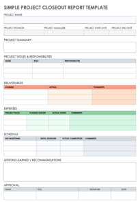 Free  Project Milestone Sign Off Template