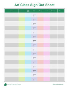 Free  Radio Sign In And Out Sheet Template Doc Sample