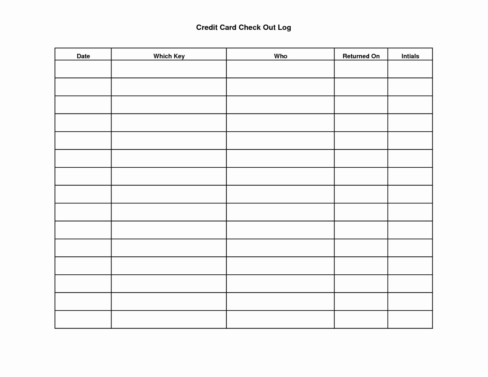 Free  Supply Sign Out Sheet Template Doc Sample