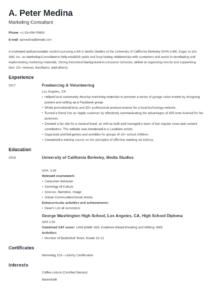 Printable Crafton Hills No Job Experiance Resume Template Pdf