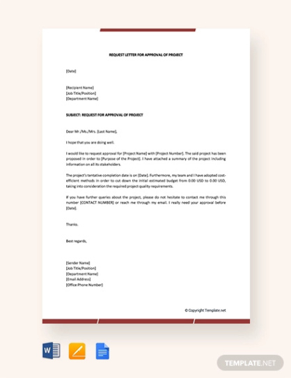 Project Approval Sign Off Template Word Sample