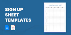 Safety Committee Sign Up Sheet Template Excel Sample