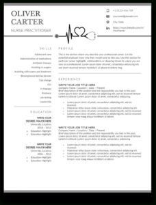 Sample New Grad Entry Level Nurse Practitioner Resume Template Example