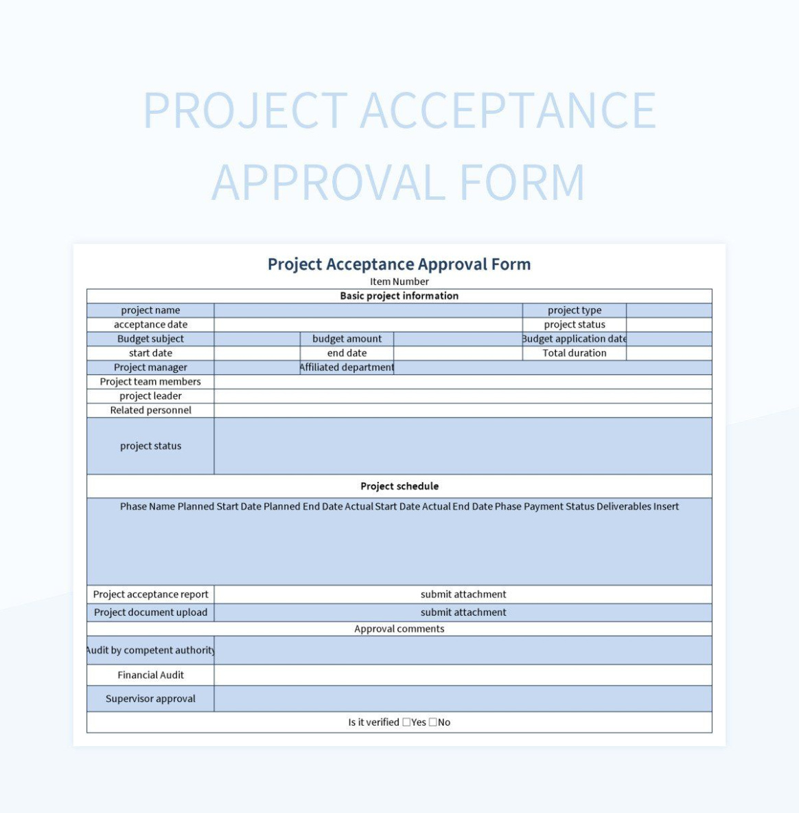 Acceptance Approval Sign Off Template Word Sample