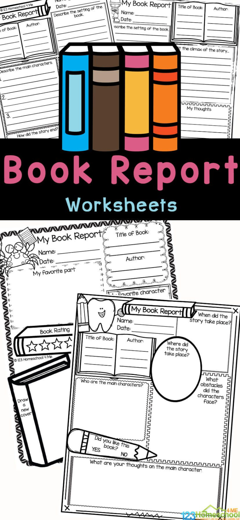 Blank 3Rd Grade Book Report Template Sample