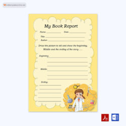 Blank 5Th Grade Mini Book Report Template Doc