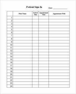 Blank Acceptance Approval Sign Off Template Doc