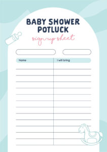 Editable Food Sign Up Sheet Template Doc Sample