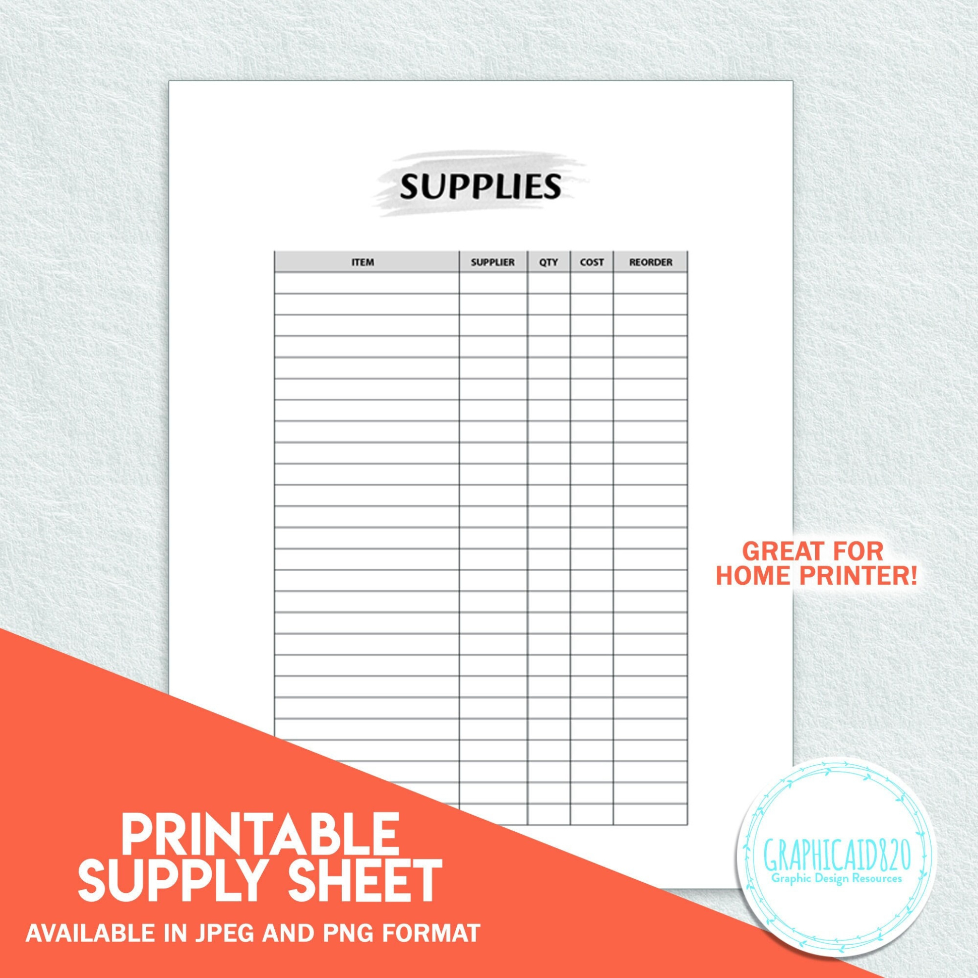 Editable Supply Sign Out Sheet Template Doc