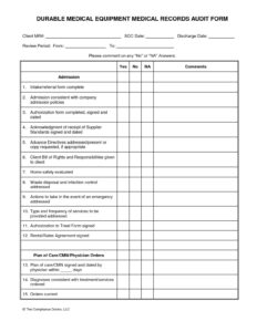 Free Blank Audit Sign Off Template