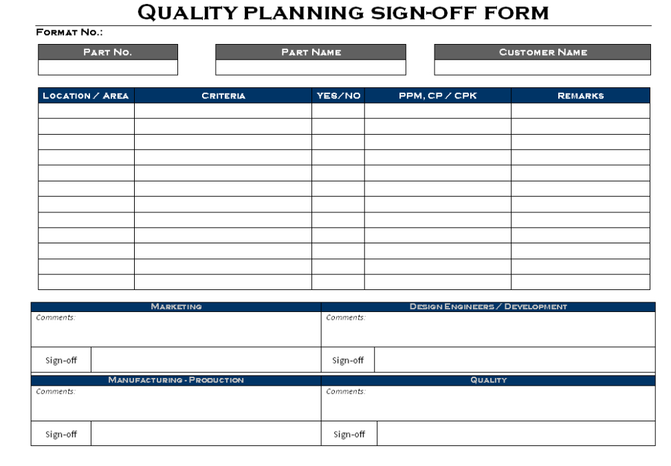 Free Custom Performance Testing Sign Off Template  Sample