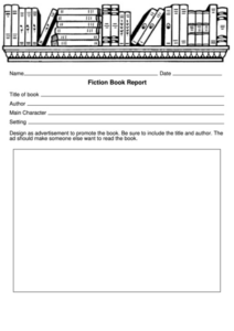 Free Editable 5Th Grade Fiction Book Report Template Doc