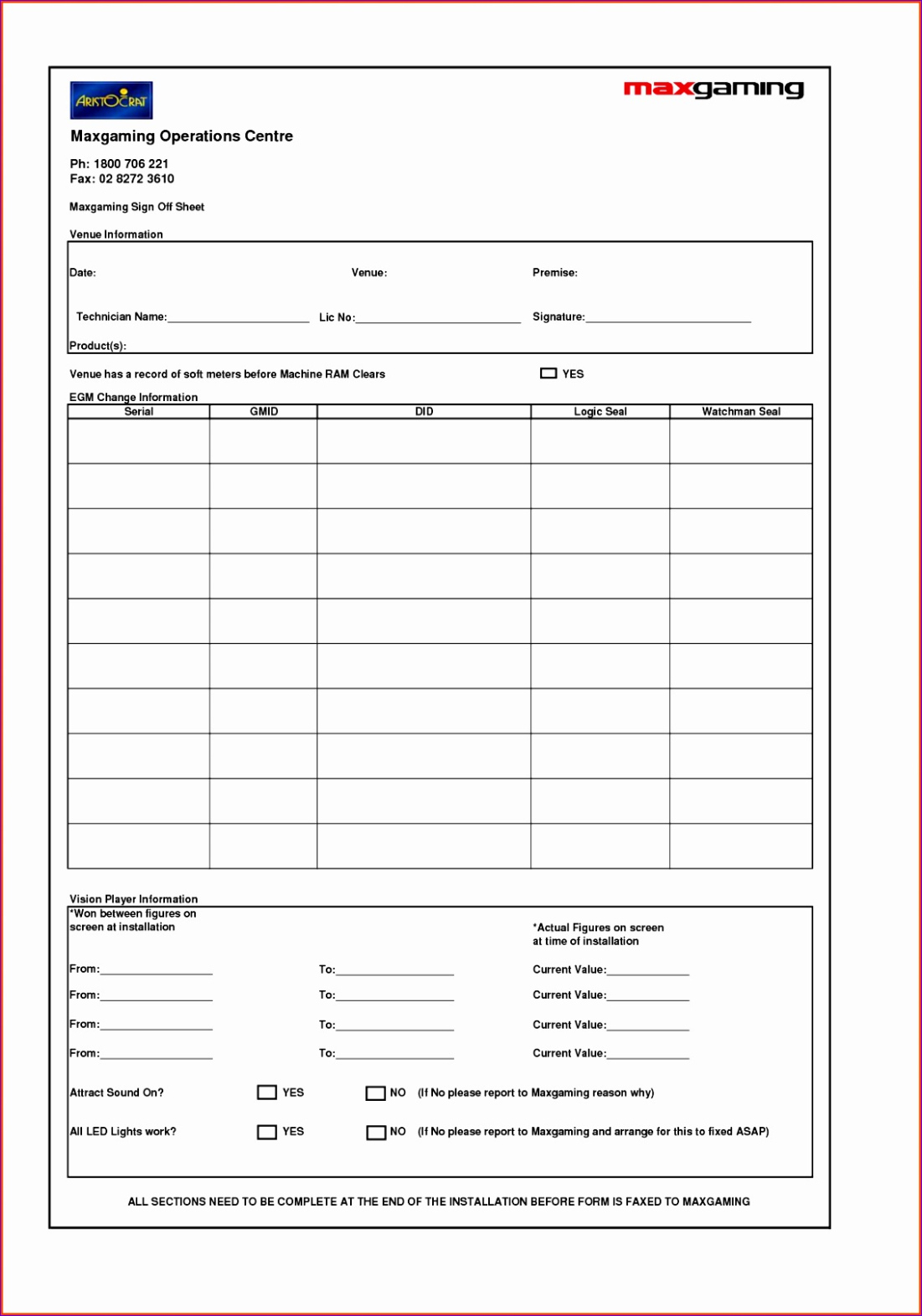 Free  Employee Handbook Sign Off Sheet Template Excel Sample