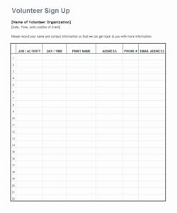 Free Printable Software Development Sign Off Template Excel Sample