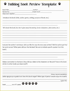 Free Sample 3Rd Grade Book Report Template Example