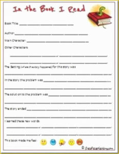 Free Sample 3Rd Grade Third Grade Book Report Template Example