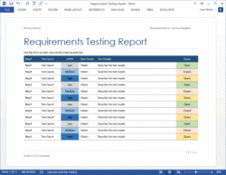 Free  Software Testing Sign Off Template Excel Sample