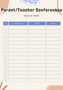 Printable Conference Sign In Sheet Template Doc