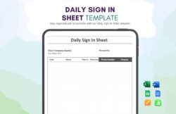 Printable Customer Sign In Sheet Template Doc