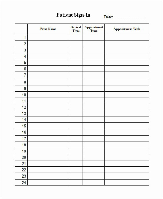 Printable Task Sign Off Sheet Template Excel Sample