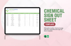 Printable Textbook Sign Out Sheet Template  Sample