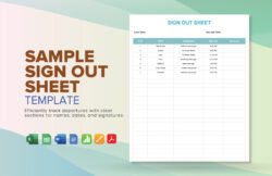 Printable Vehicle Sign Out Sheet Template Word Sample